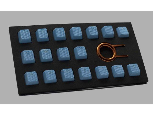 Tai-Hao 18 Key ABS Rubber Keycaps - Neon Blue - Store 974 | ستور ٩٧٤