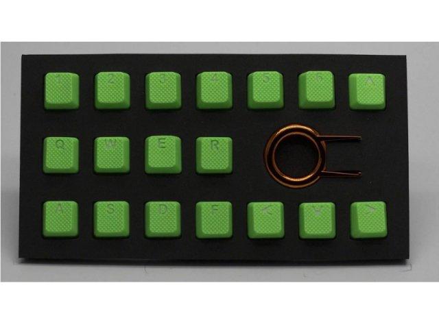 Tai-Hao 18 Key ABS Rubber Keycaps - Neon Green - Store 974 | ستور ٩٧٤
