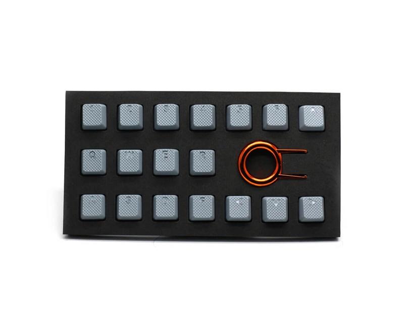Tai-Hao 18 Key ABS Rubber Keycaps - Neon Grey - Store 974 | ستور ٩٧٤