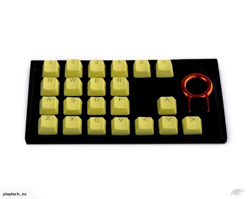Tai-Hao 22 Key ABS Keycaps - Neon Zinc Yellow - Store 974 | ستور ٩٧٤