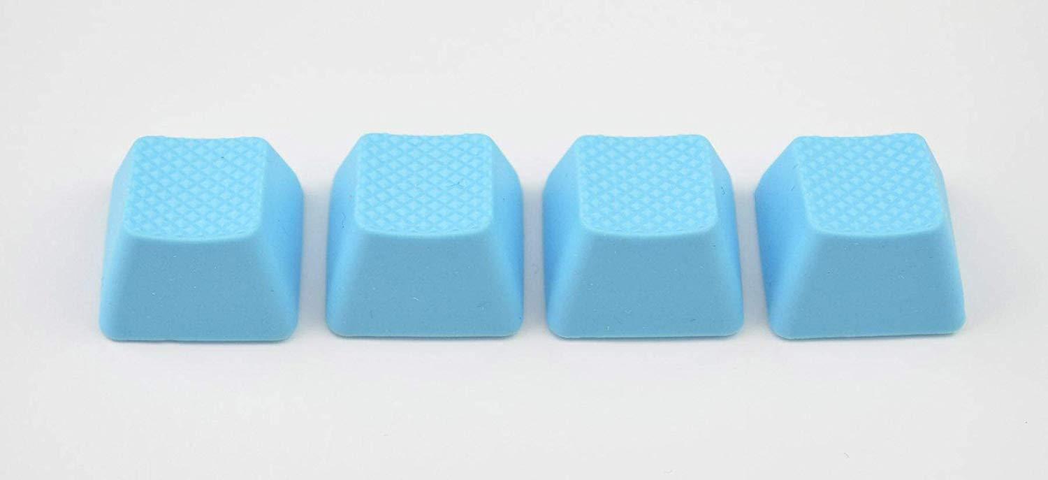 Tai-Hao 4 Key ABS Rubber Keycaps - Neon Blue - Store 974 | ستور ٩٧٤
