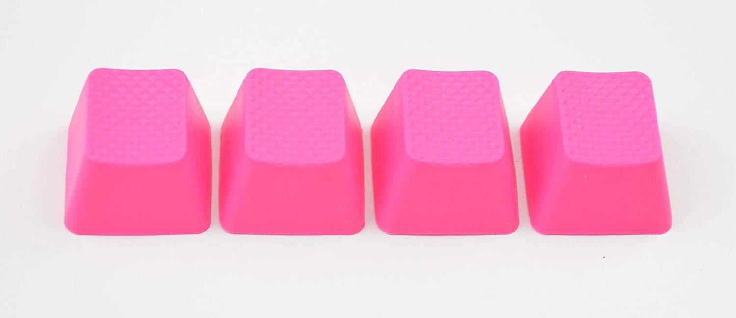 Tai-Hao 4 Key ABS Rubber Keycaps - Neon Pink - Store 974 | ستور ٩٧٤