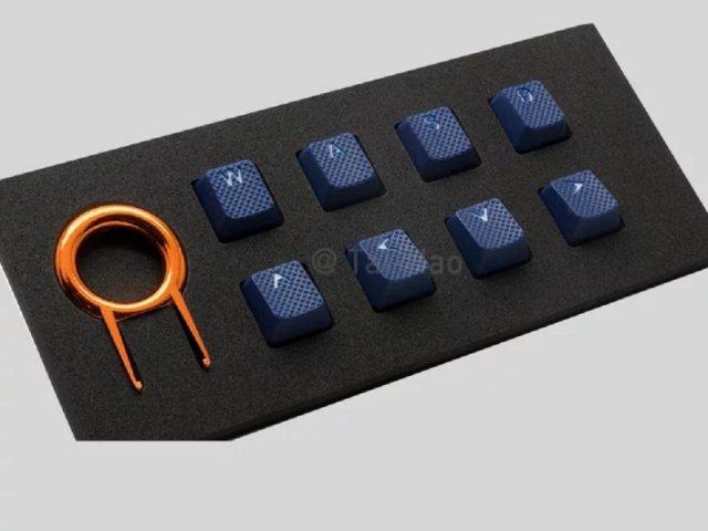 Tai-Hao 8 Key ABS Rubber Keycaps - Dark Blue - Store 974 | ستور ٩٧٤
