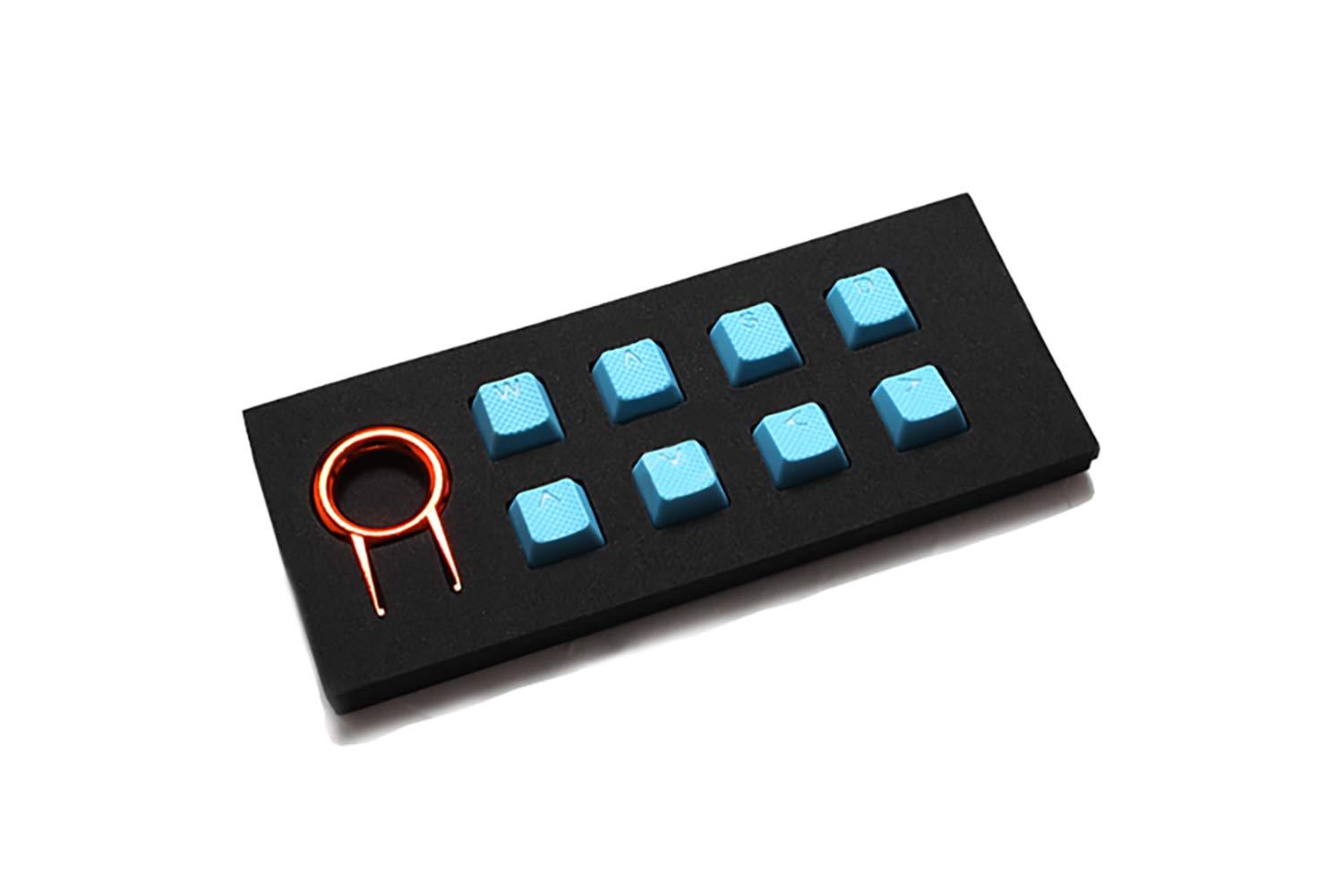 Tai-Hao 8 Key ABS Rubber Keycaps - Neon Blue - Store 974 | ستور ٩٧٤