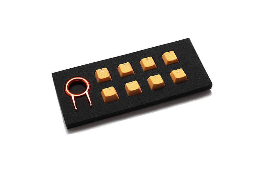 Tai-Hao 8 Key ABS Rubber Keycaps - Neon Orange - Store 974 | ستور ٩٧٤