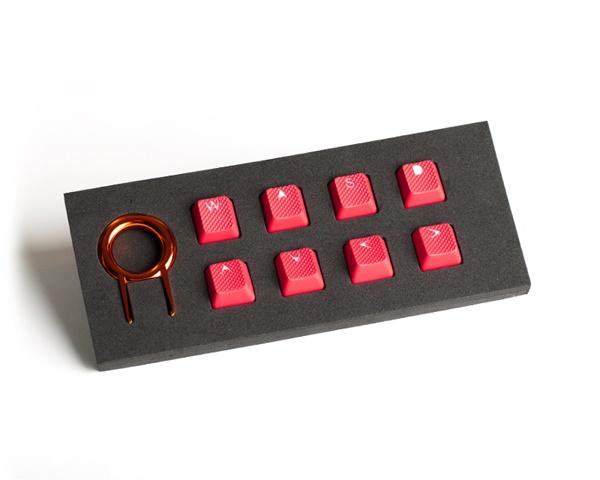 Tai-Hao 8 Key ABS Rubber Keycaps - Red - Store 974 | ستور ٩٧٤
