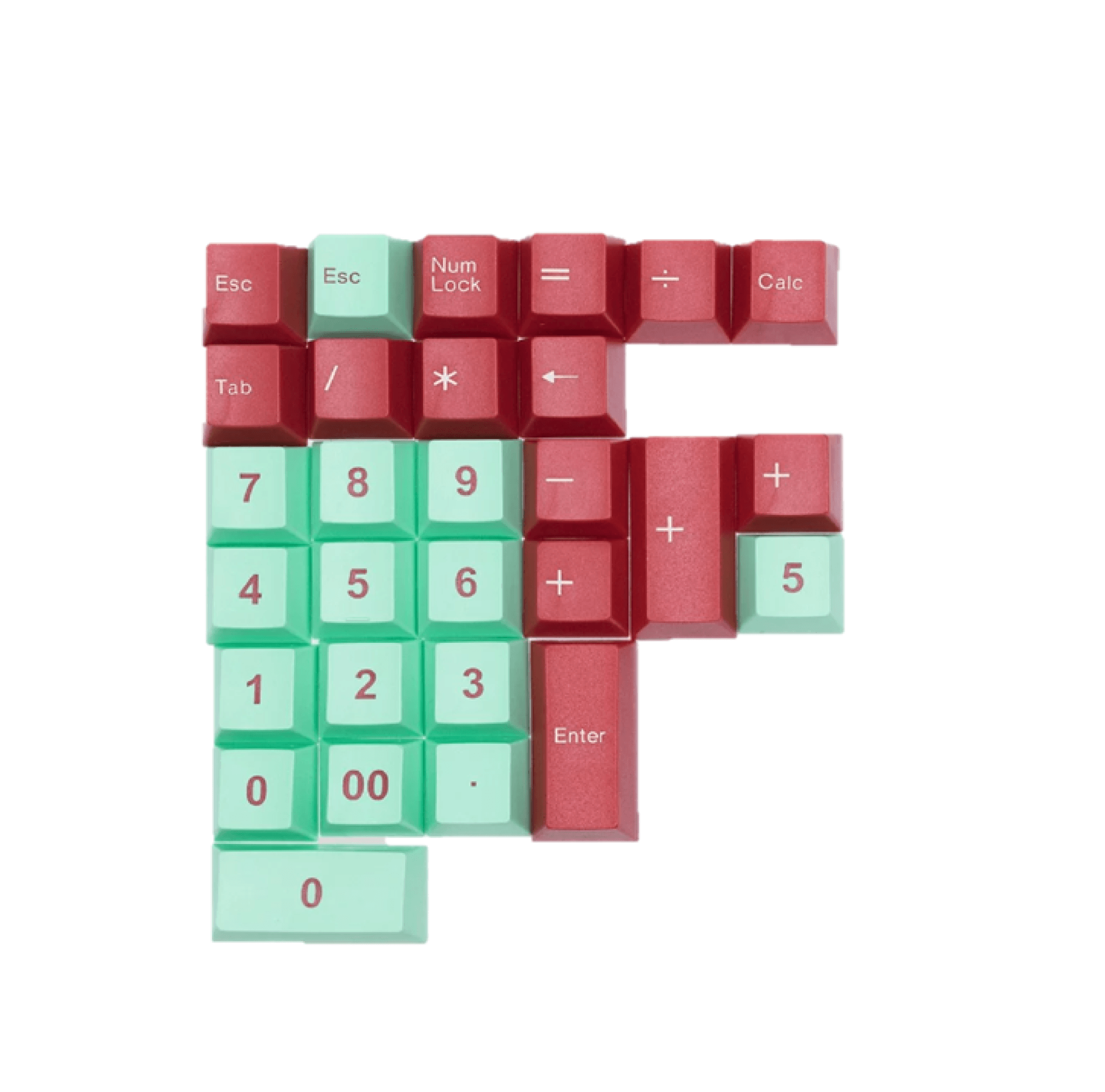 Tai-Hao Abs Keyset-Cubic 29 Add On - Mint/Red - Store 974 | ستور ٩٧٤