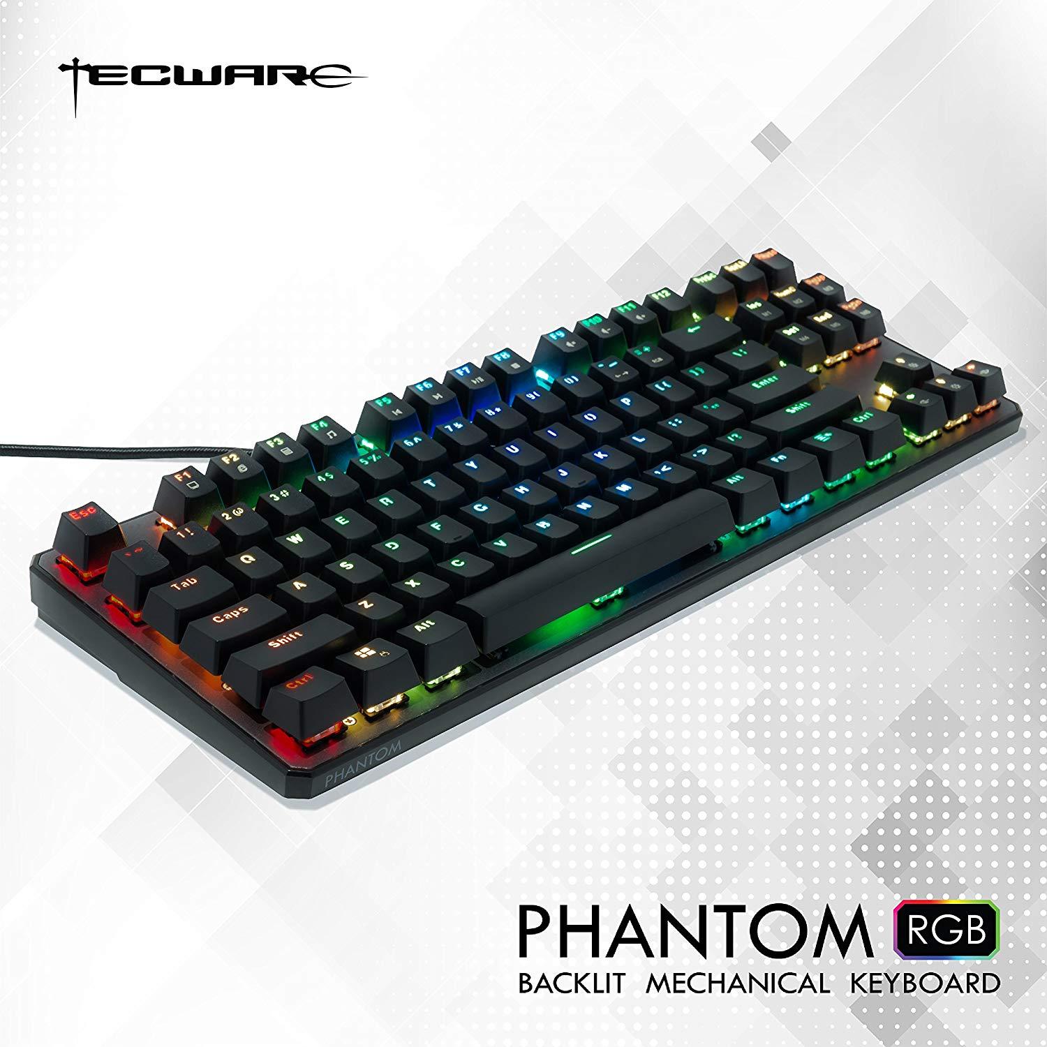 Tecware Phantom 87 Key Mechanical RGB Keyboard - Outemu Red - Store 974 | ستور ٩٧٤