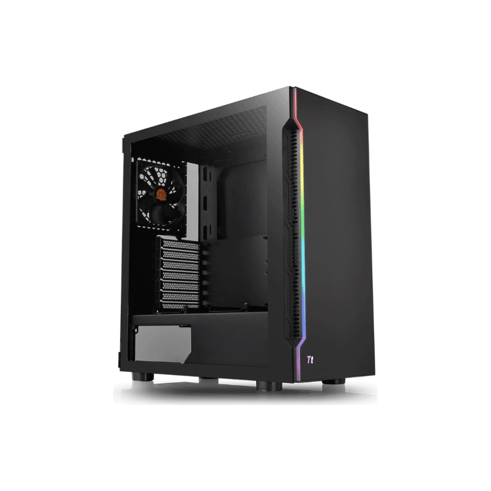 Thermaltake H200 RGB Tempered Glass Mid Tower Case - Black - Store 974 | ستور ٩٧٤