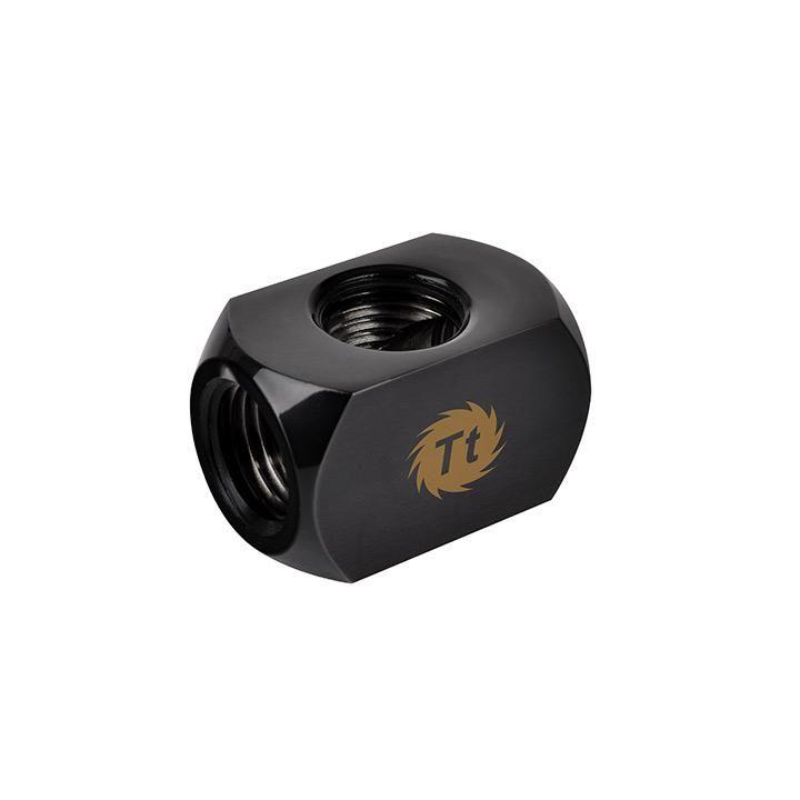 Thermaltake Pacific 4-Way G1/4 Connector Block - Black - Store 974 | ستور ٩٧٤