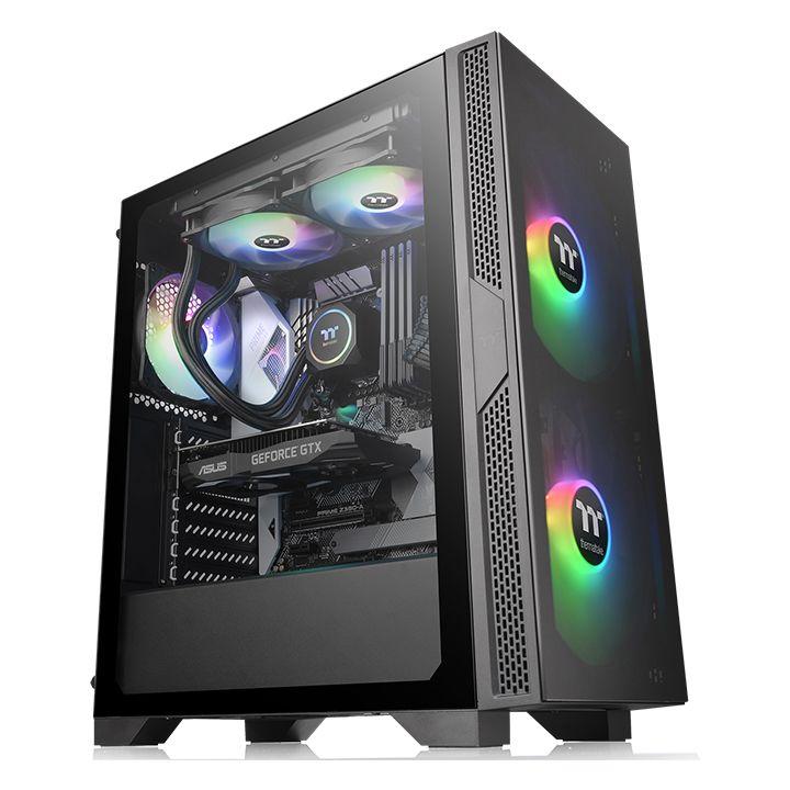 Thermaltake Versa T25 Tempered Glass Mid-Tower Chassis - Black - Store 974 | ستور ٩٧٤