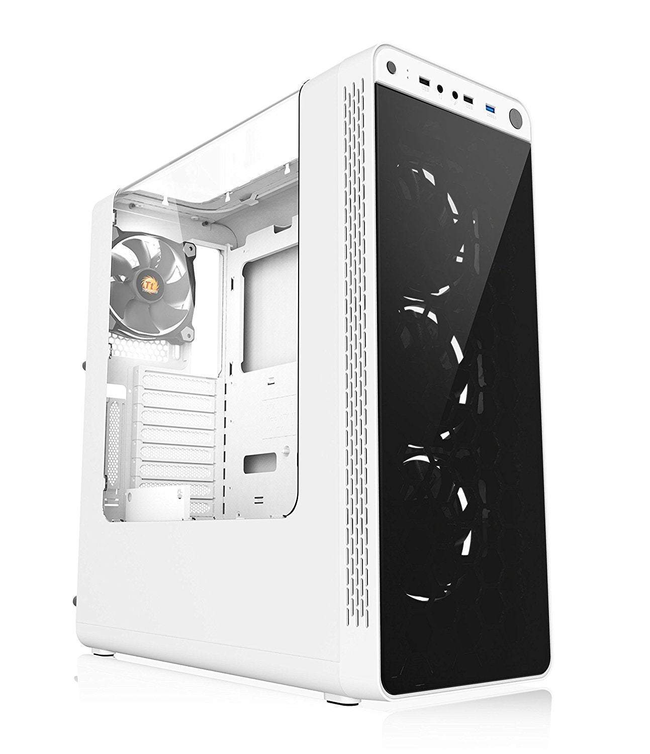Thermaltake View 27 TG Gull Wing ATX Full Tower Case - Snow Edition - Store 974 | ستور ٩٧٤