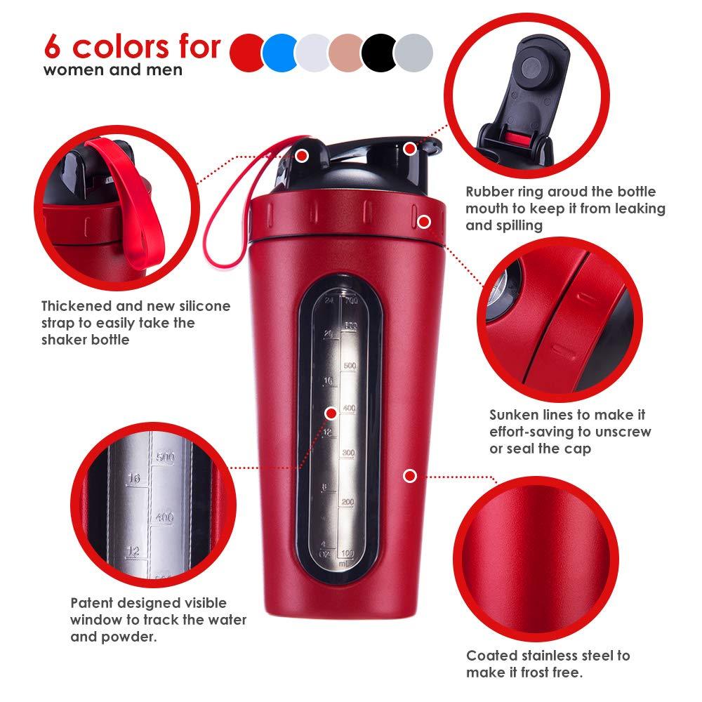 Toofeel Stainless Steel Shaker - Red (28 oz) - Store 974 | ستور ٩٧٤