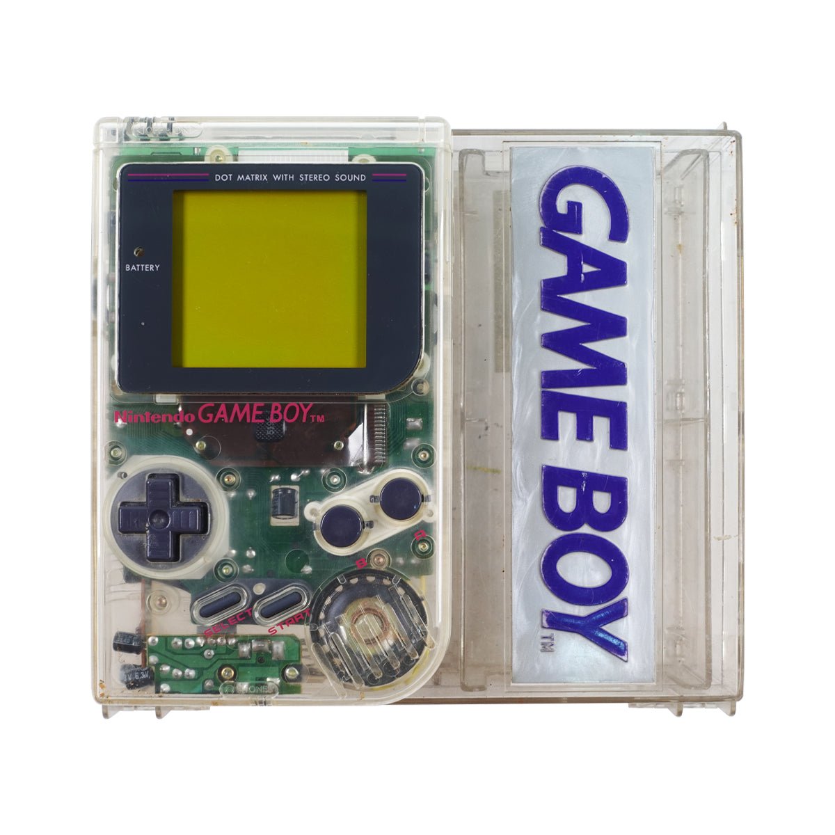 (Pre-Owned) Game Boy Classic - Transparent with Box - ريترو - Store 974 | ستور ٩٧٤