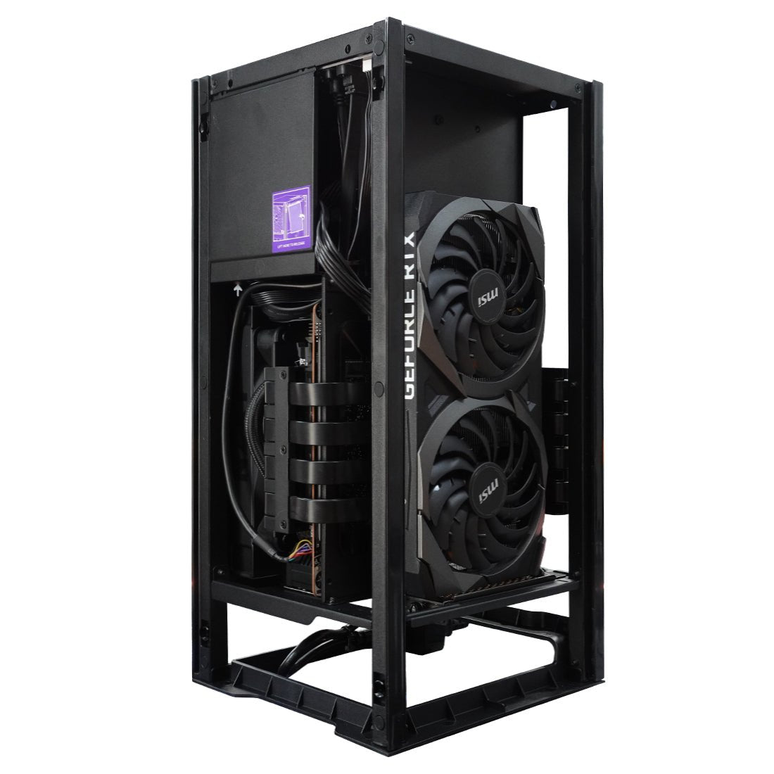 (Pre-Built) Gaming PC Intel Core i5-12600KF w/ MSI RTX 3060Ti VENTUS 2X LHR & NZXT H1 - Black - Store 974 | ستور ٩٧٤