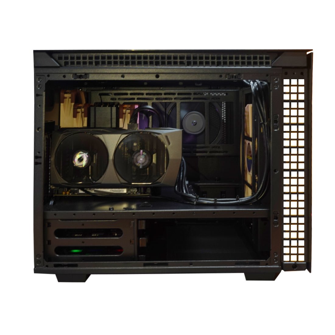 (Pre-Built) Gaming PC Intel Core i7-11700K w/ Zotac RTX 3060 Ti & Thermaltake Divider 200 TG - Black - Store 974 | ستور ٩٧٤