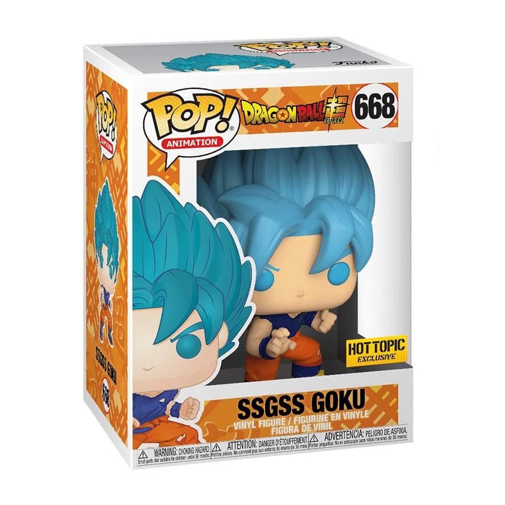 Funko Pop! Animation: Dragon Ball - SSGSS Goku (Exc) - #668 - مجسم - Store 974 | ستور ٩٧٤