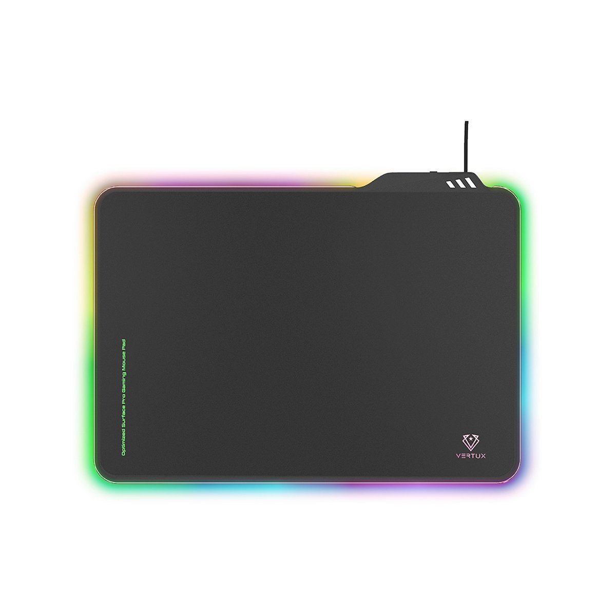 Vertux FluxPad RGB Pro-Gaming Mouse Pad - Large - Store 974 | ستور ٩٧٤