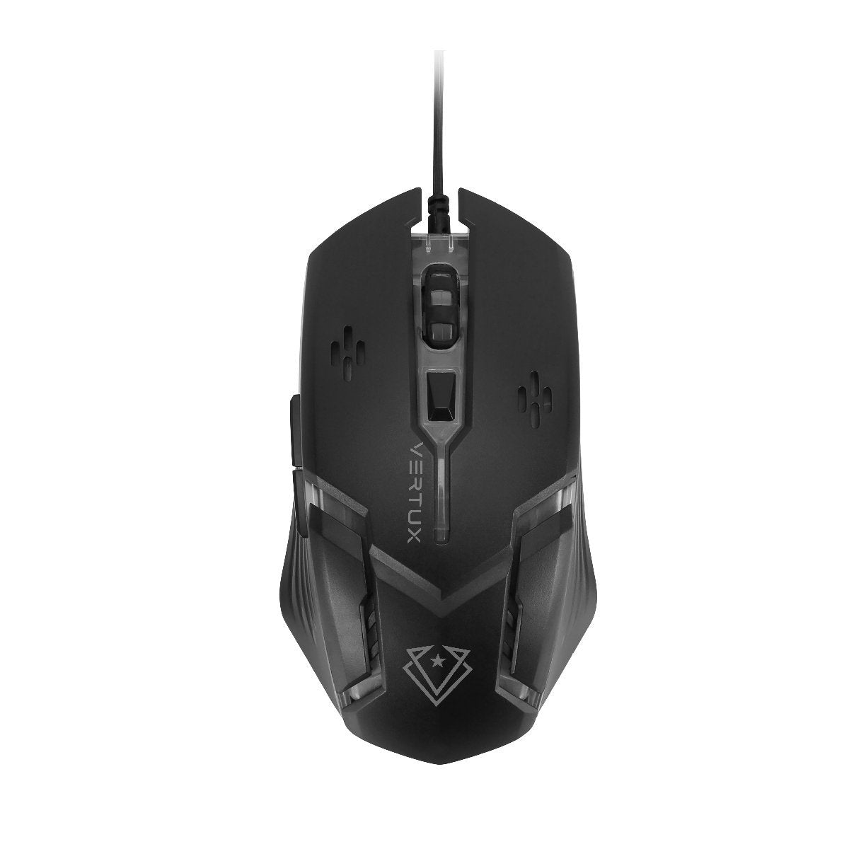 Vertux Sensei Ergonomic Wired Gaming Mouse - Black - Store 974 | ستور ٩٧٤