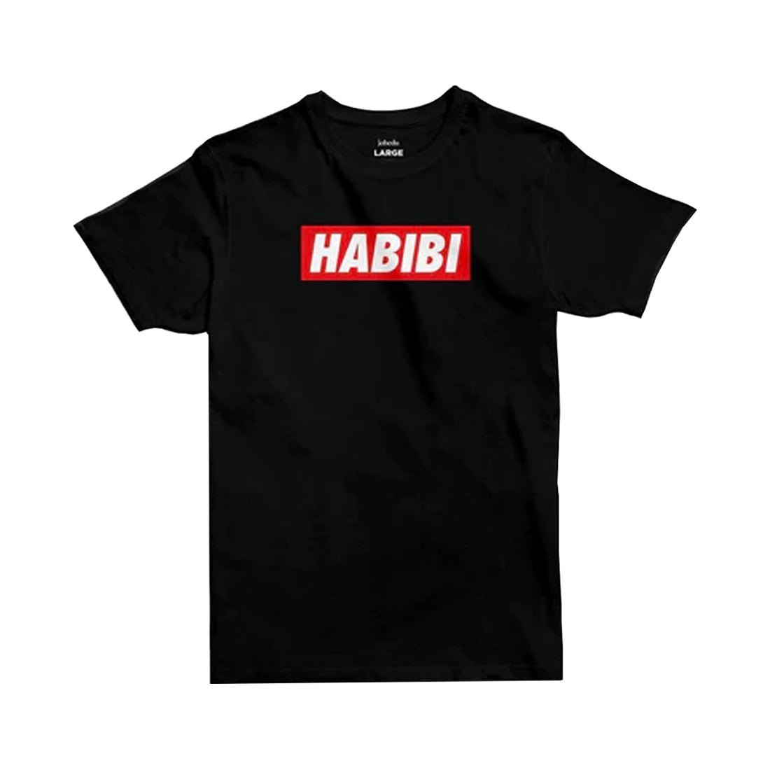 Jobedu Habibi Men's T-shirt - Black - تي-شيرت - Store 974 | ستور ٩٧٤