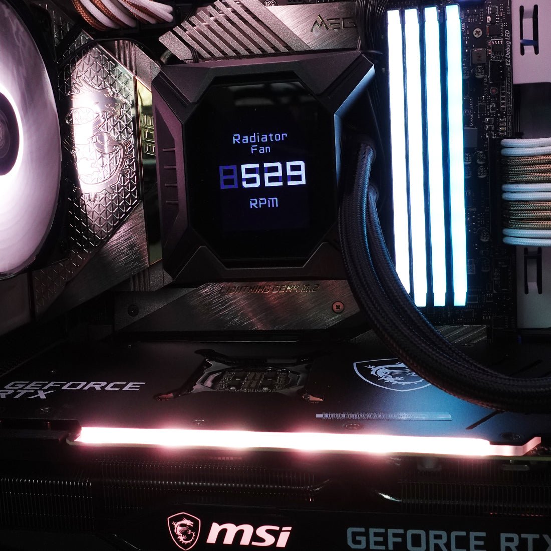 (Pre-Built) Gaming PC Intel Core i9-11900KF w/ MSI RTX 3090 Gaming X Trio & DeepCool Matrexx 55 V3 - White - Store 974 | ستور ٩٧٤