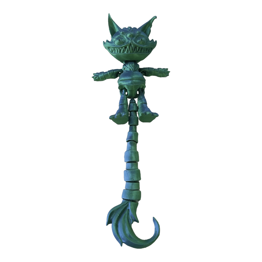 3D Station 3D Printed Cheshire Cat - Pearlescent - مجسم ثلاثي الأبعاد - Store 974 | ستور ٩٧٤