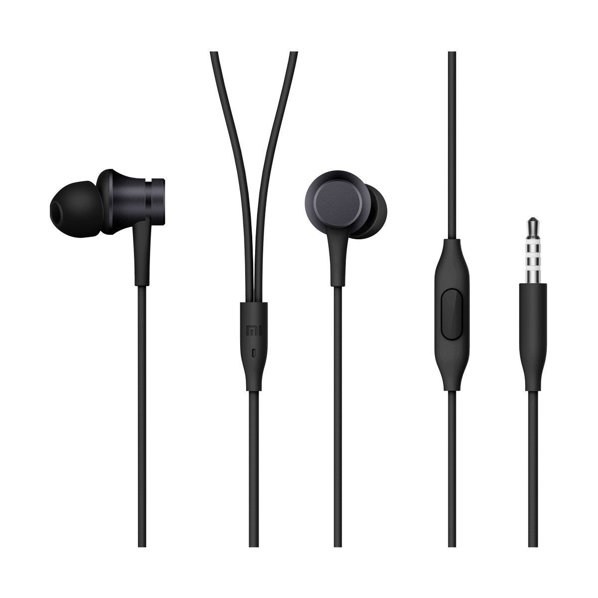 Xiaomi Mi In Ear Headphone Basic Matte - Black - Store 974 | ستور ٩٧٤