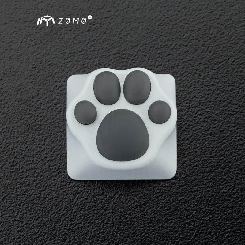 ZOMO Plus Metal Kitty Paw (White + Grey) - Store 974 | ستور ٩٧٤