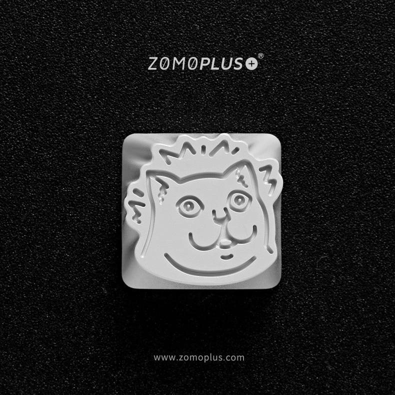 ZOMO Plus Mur Cat Meme Aluminum Artisan Keycap - Store 974 | ستور ٩٧٤