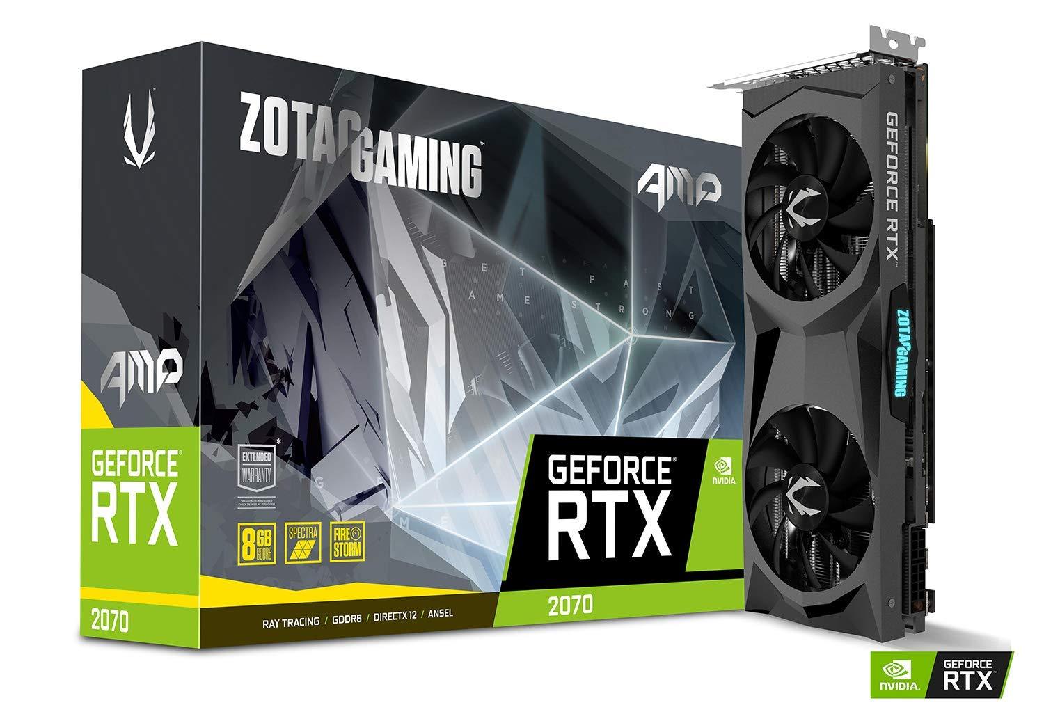 Zotac Gaming GeForce RTX 2070 AMP Edition 11GB GDDR6 PCI-E Gen 4x4 - Graphics Card - Store 974 | ستور ٩٧٤