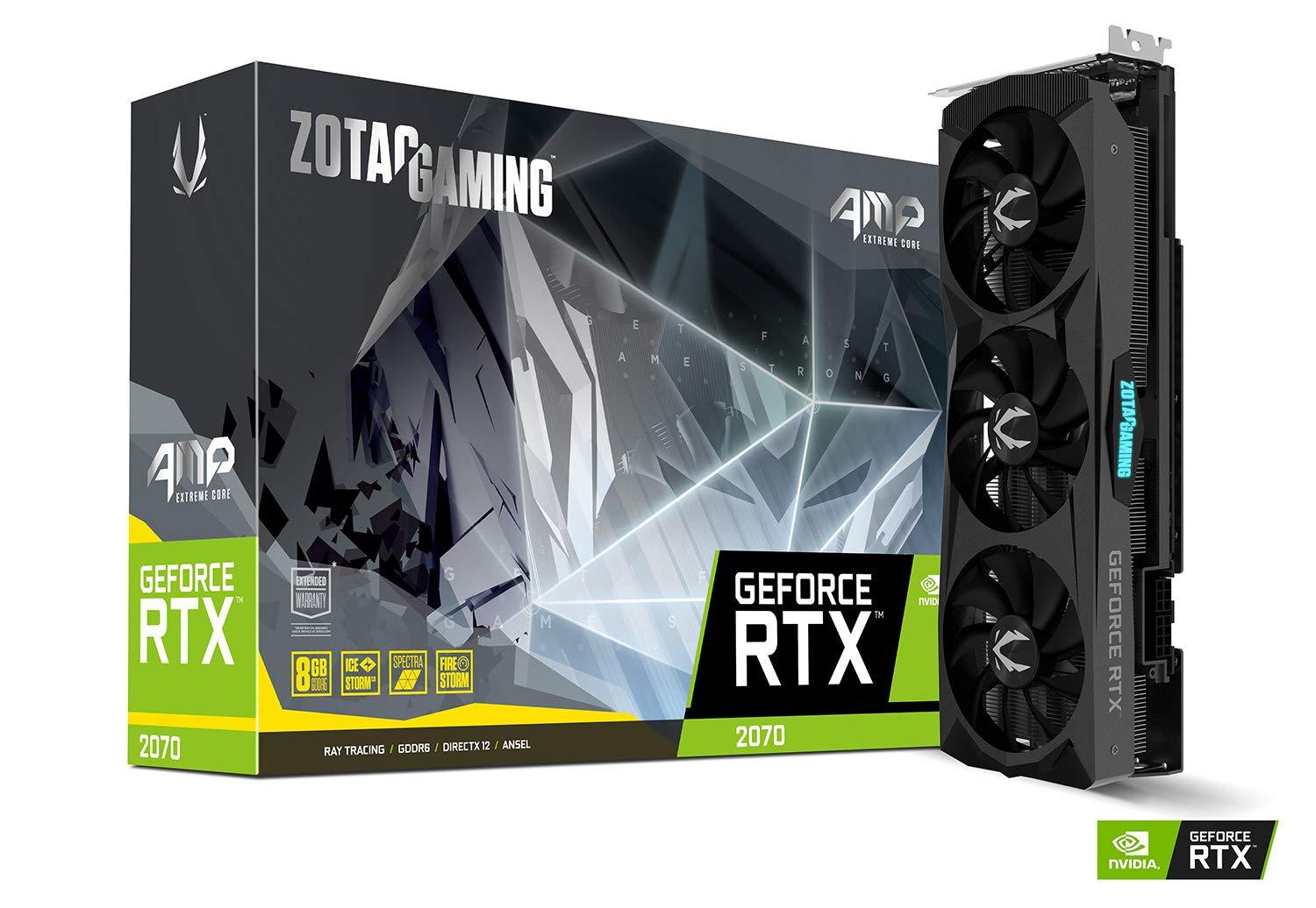 Zotac Gaming GeForce RTX 2070 AMP Extreme 2 8GB GDDR6 PCI-E Gen 4x4 - Graphics Card - Store 974 | ستور ٩٧٤