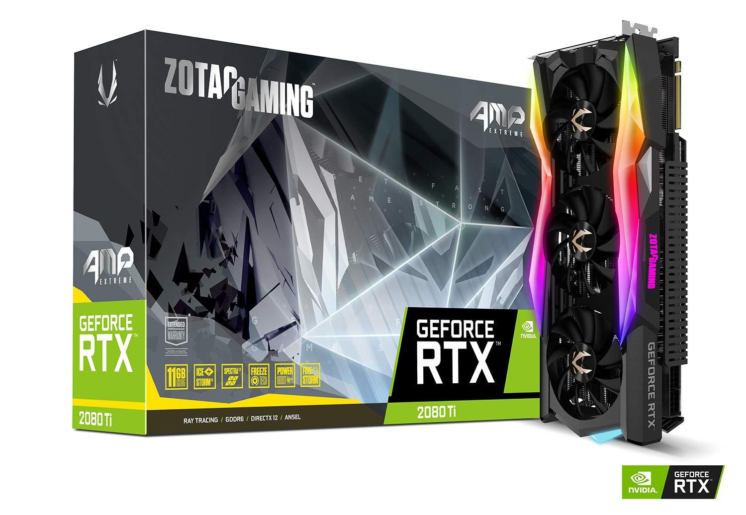 Zotac Gaming GeForce RTX 2080 Ti AMP Extreme Code 11GB GDDR6 PCI-E Gen 4x4 - Graphics Card - Store 974 | ستور ٩٧٤